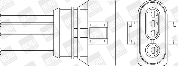 BERU by DRiV OPH023 - Lambda Sensor autospares.lv
