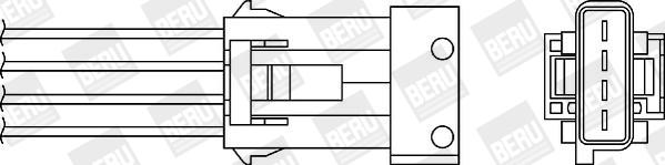 BERU by DRiV OZH079 - Lambda Sensor autospares.lv