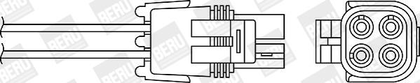 BERU by DRiV OZH101 - Lambda Sensor autospares.lv