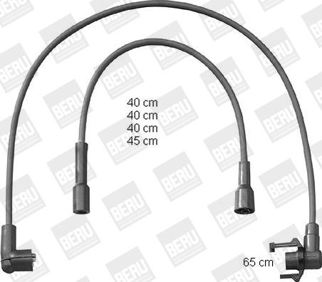 BERU by DRiV PRO1391 - Ignition Cable Kit autospares.lv