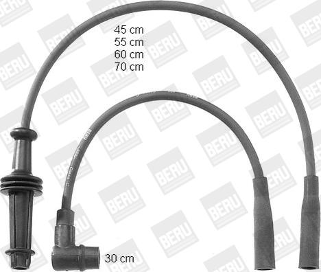 BERU by DRiV PRO756 - Ignition Cable Kit autospares.lv