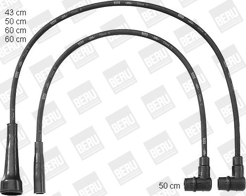 BERU by DRiV PRO733 - Ignition Cable Kit autospares.lv