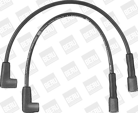 BERU by DRiV ZEF574 - Ignition Cable Kit autospares.lv