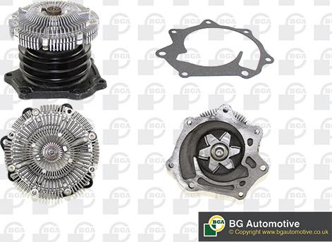 BGA CP3478 - Water Pump autospares.lv