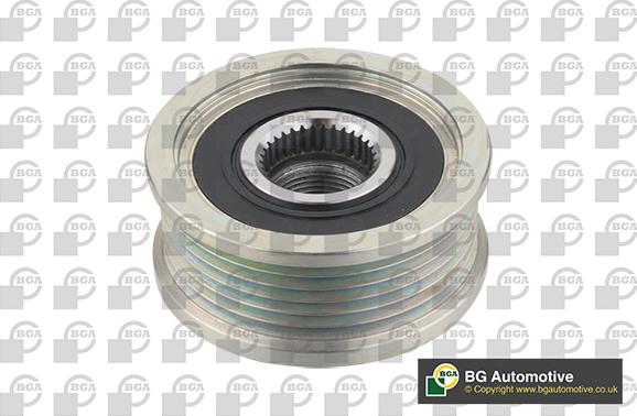 BGA DC2216 - Pulley, alternator, freewheel clutch autospares.lv