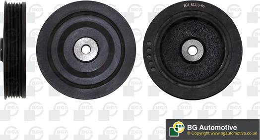 BGA DP0599 - Belt Pulley, crankshaft autospares.lv