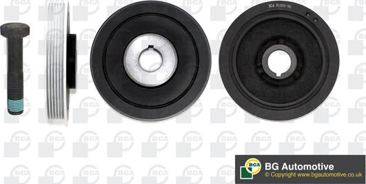 BGA DP0598K - Belt Pulley, crankshaft autospares.lv