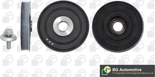 BGA DP0597K - Belt Pulley, crankshaft autospares.lv