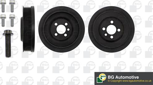 BGA DP0543K - Belt Pulley, crankshaft autospares.lv