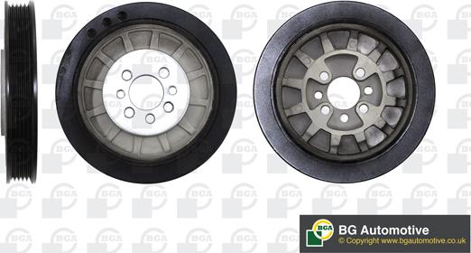 BGA DP0677 - Belt Pulley, crankshaft autospares.lv