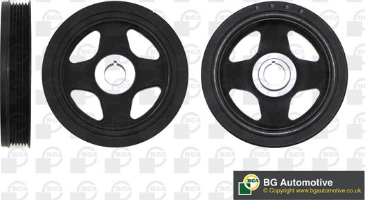 BGA DP0859 - Belt Pulley, crankshaft autospares.lv