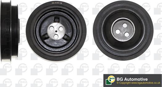 BGA DP0834 - Belt Pulley, crankshaft autospares.lv