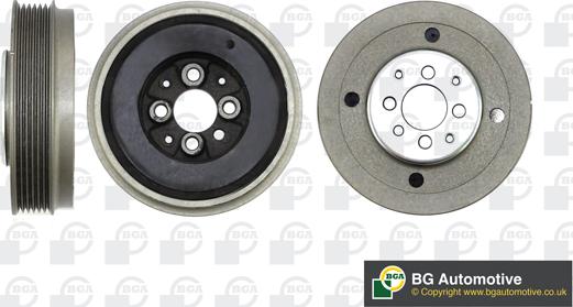 BGA DP0396 - Belt Pulley, crankshaft autospares.lv