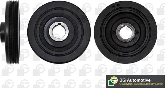 BGA DP0384 - Belt Pulley, crankshaft autospares.lv