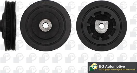 BGA DP0386 - Belt Pulley, crankshaft autospares.lv