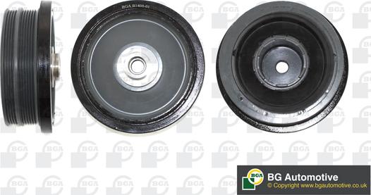 BGA DP0374 - Belt Pulley, crankshaft autospares.lv