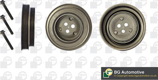 BGA DP1420K - Belt Pulley, crankshaft autospares.lv