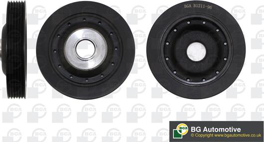 BGA DP1045 - Belt Pulley, crankshaft autospares.lv