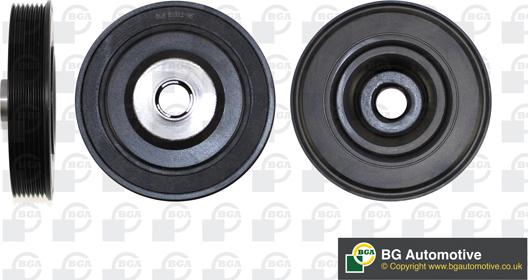 BGA DP1046 - Belt Pulley, crankshaft autospares.lv
