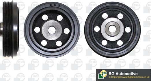 BGA DP1007 - Belt Pulley, crankshaft autospares.lv