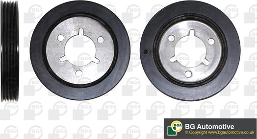 BGA DP1039 - Belt Pulley, crankshaft autospares.lv