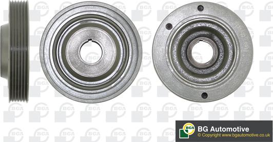 BGA DP1036 - Belt Pulley, crankshaft autospares.lv