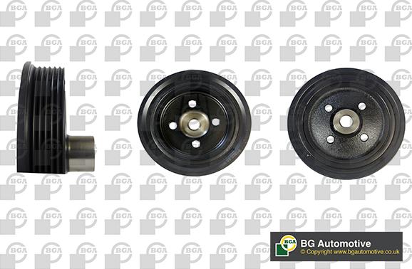 BGA DP1292 - Belt Pulley, crankshaft autospares.lv