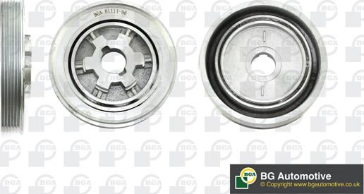 BGA DP8051 - Belt Pulley, crankshaft autospares.lv