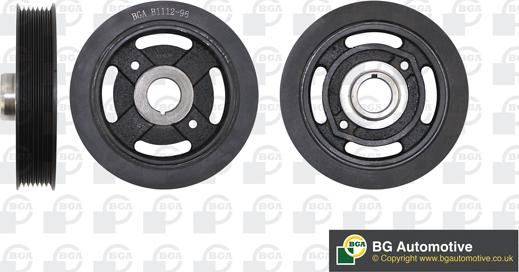 BGA DP7017 - Belt Pulley, crankshaft autospares.lv