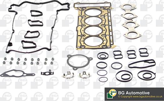 BGA HK2909 - Gasket Set, cylinder head autospares.lv