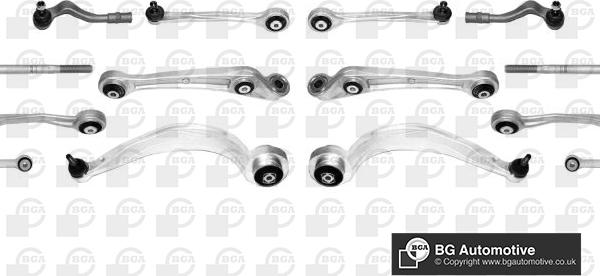 BGA KS0114 - Suspension Kit autospares.lv