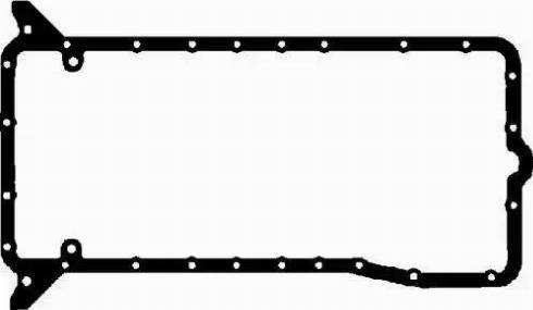 BGA OP9344 - Gasket, oil sump autospares.lv