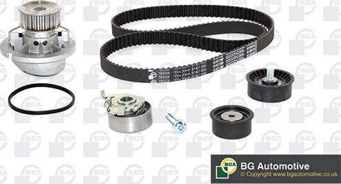 BGA TB9506CPK-2 - Water Pump & Timing Belt Set autospares.lv