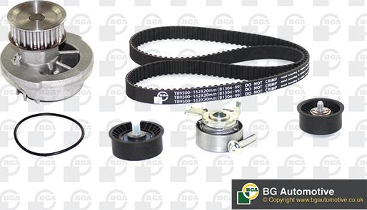 BGA TB9500CPK-1 - Water Pump & Timing Belt Set autospares.lv