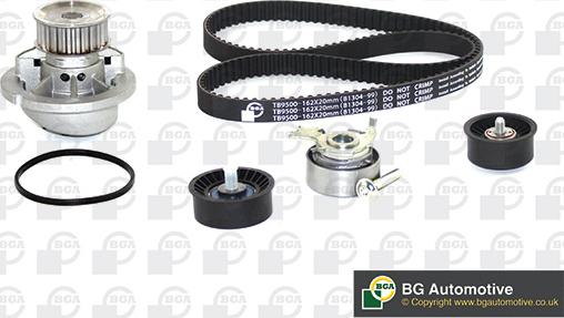 BGA TB9500CPK - Water Pump & Timing Belt Set autospares.lv