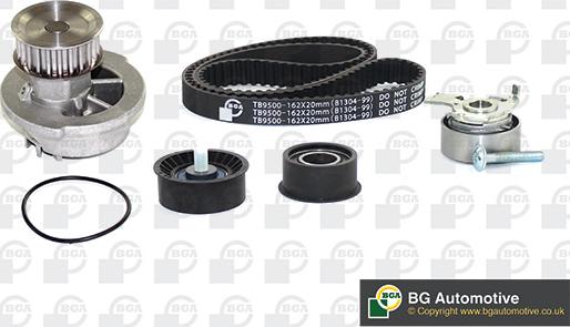 BGA TB9501CPK-1 - Water Pump & Timing Belt Set autospares.lv