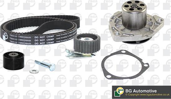 BGA TB9510CPK - Water Pump & Timing Belt Set autospares.lv