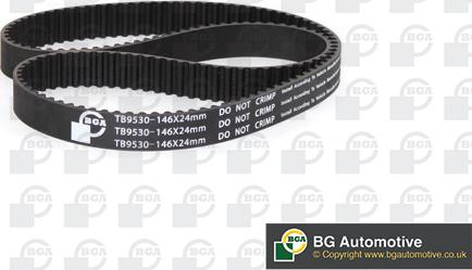 BGA TB9530 - Timing Belt autospares.lv