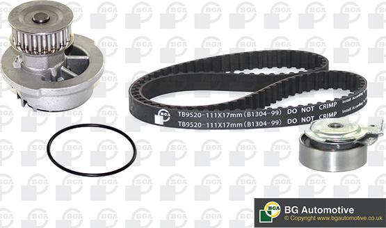 BGA TB9520CPK-1 - Water Pump & Timing Belt Set autospares.lv