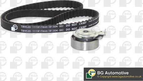 BGA TB9520K - Timing Belt Set autospares.lv