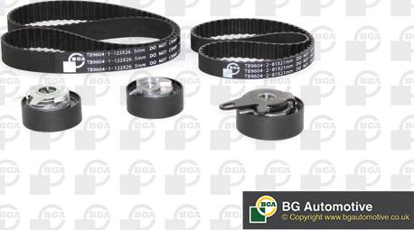 BGA TB9604K - Timing Belt Set autospares.lv