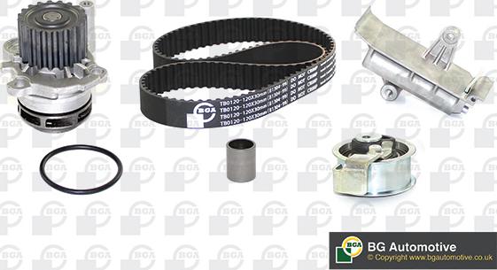 BGA TB9605CPK - Water Pump & Timing Belt Set autospares.lv