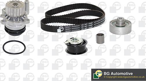 BGA TB9607CPK - Water Pump & Timing Belt Set autospares.lv