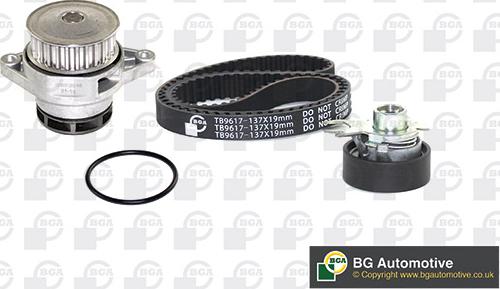 BGA TB9617CPK - Water Pump & Timing Belt Set autospares.lv