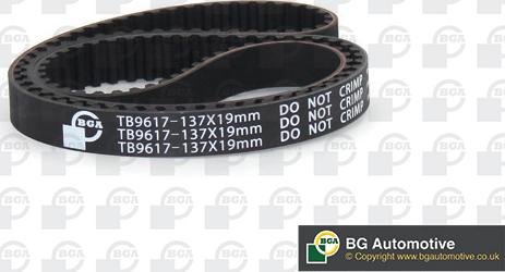 BGA TB9617 - Timing Belt autospares.lv