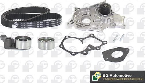 BGA TB9100CPK - Water Pump & Timing Belt Set autospares.lv