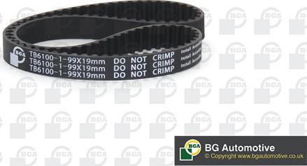 BGA TB6100-1 - Timing Belt autospares.lv