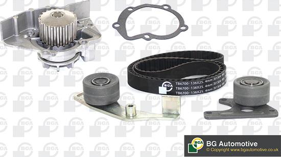 BGA TB6700CPK - Water Pump & Timing Belt Set autospares.lv