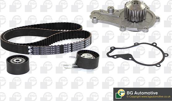 BGA TB6702CPK - Water Pump & Timing Belt Set autospares.lv