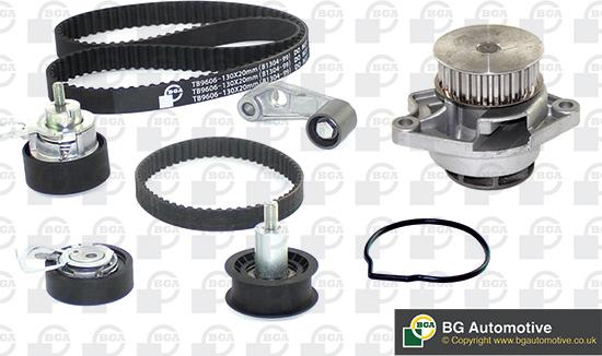 BGA TB0140CPK - Water Pump & Timing Belt Set autospares.lv